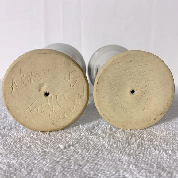 Vintage Ceramic Stoneware Pottery Goblets x2 - Picture 7 of 8